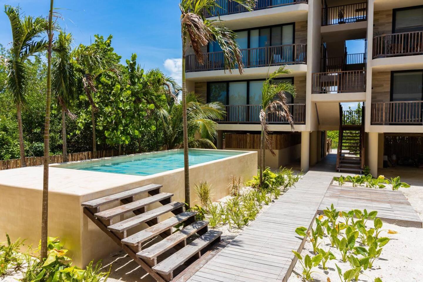 Beautiful Ocean View Penthouse With Private Pool -C301 Hotel Isla Holbox Exterior photo